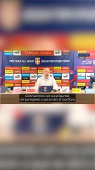 Tétrico momento en rueda de prensa del seleccionador danés en Serbia: sin preguntas