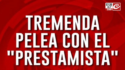 Prestamista reclama su dinero a los golpes limpios: ya mandó a una mujer al hospital