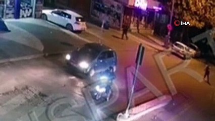 Isparta'daki kaçak kazıda şüphelinin yakalanış anı kamerada
