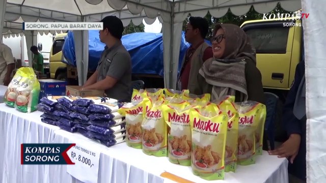 Pemkot Sorong Gelar Pasar Murah Bantu Penuhi Kebutuhan Masyarakat