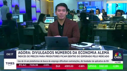 Novos números da economia alemã são divulgados; Mariana Almeida comenta
