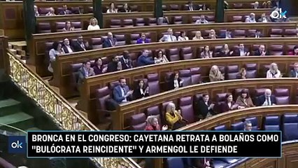 Bronca en el Congreso: Cayetana retrata a Bolaños como "bulócrata reincidente" y Armengol le defiende