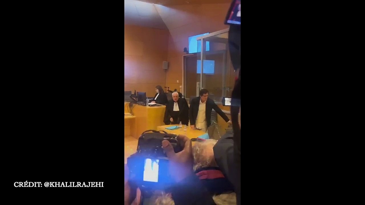 Les images de Pierre Palmade au tribunal / Procès Pierre Palmade: Le comédien refuse de comparaître pour "homicide involontaire" comme lui a proposé l'avocat des victimes