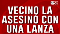 Asesinato narco en el conurbano: mató a su vecina con una lanza