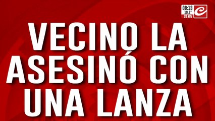 Asesinato narco en el conurbano: mató a su vecina con una lanza
