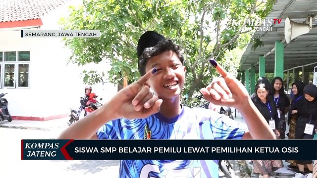 Siswa SMP Belajar Pemilu Lewat Pemilihan Ketua Osis