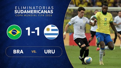 Brasil vs Uruguay (1-1) | Eliminatorias 2026 | Fecha 12