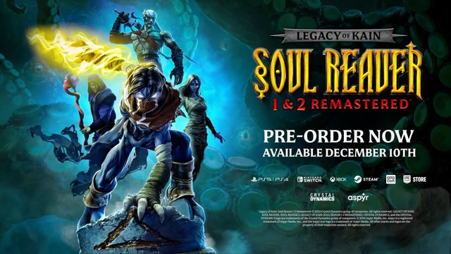 Legacy of Kain Soul Reaver 1 & 2 Remastered Official Raziel's Abilities Trailer