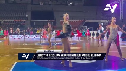 Cherry Yeo terus menempa kejayaan di peringkat antarabangsa dengan raih gelaran ketiga kali ini kategori Solo Latin Dewasa di Terbuka WDSF