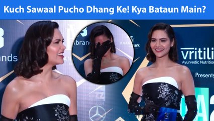 Esha Gupta's Black Blissful Stellar Look For The Nexbrands India 2030 Leadership Conclave