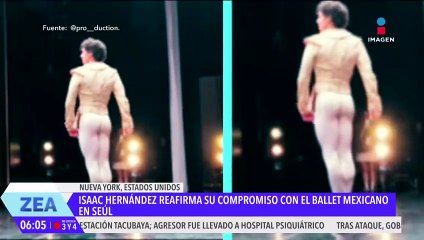 El bailarín mexicano Isaac Hernández cautiva al público de Seúl