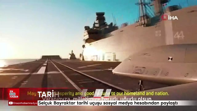Selçuk Bayraktar tarihi uçuşu sosyal medya hesabından paylaştı