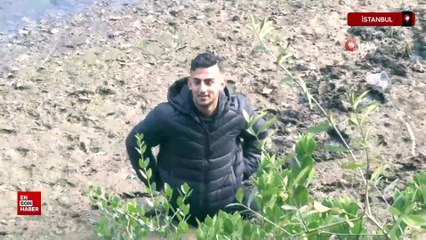 İstanbul Sancaktepe'de balık tutma macerası bataklıkta son buldu