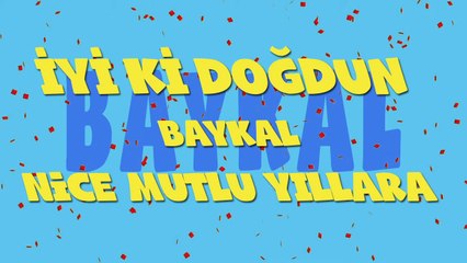 İyi ki doğdun BAYKAL - İsme Özel Ankara Havası Doğum Günü Şarkısı (FULL VERSİYON) (REKLAMSIZ)