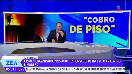 Crimen organizado, presunto responsable de un incendio en un centro limonero