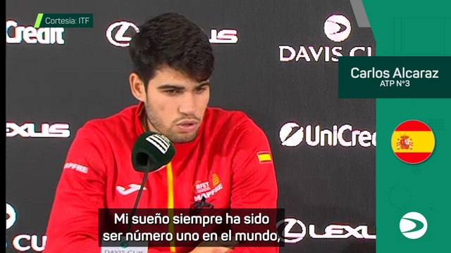 Carlos Alcaraz: Mi sueño siempre ha sido ser número uno del mundo del tenis gracias a Rafa Nadal