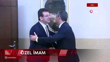 CHP Genel Başkanı Özel, Ekrem İmamoğlu'nu kabul etti