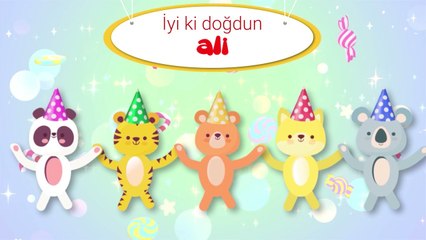 İyi ki Doğdun ALİ - İsme Özel Kırmızı Balık Doğum Günü Şarkısı