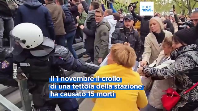 Proteste in Serbia: scontri a Novi Sad, arrestato a Belgrado il leader dell'opposizione