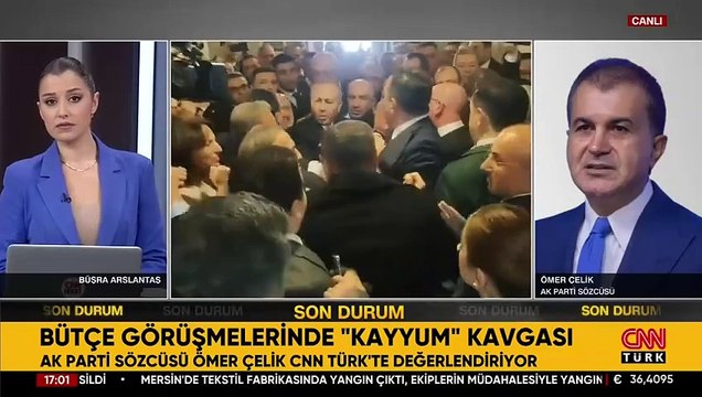 BÜTÇE GÖRÜŞMELERİNDE 'KAYYUM' KAVGASI! AK Parti Sözcüsü Ömer Çelik CNN TÜRK'te değerlendirdi