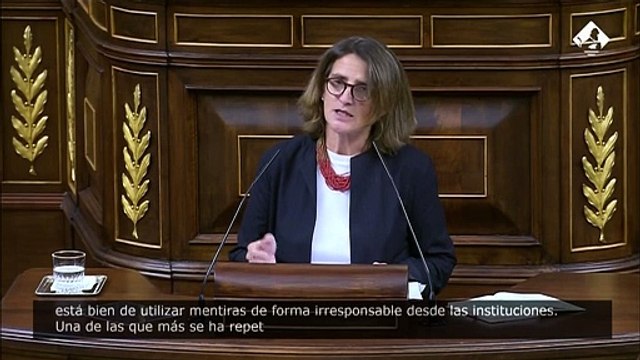 Teresa Ribera defiende las palabras de Sánchez: Se habla de una supuesta indolencia del presidente