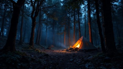 6 True Scary Camping HORROR Stories | With Rain Sounds