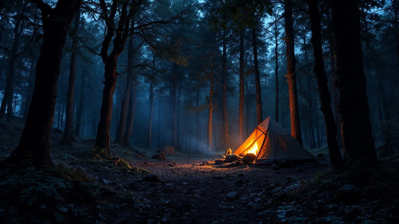 6 True Scary Camping HORROR Stories | With Rain Sounds