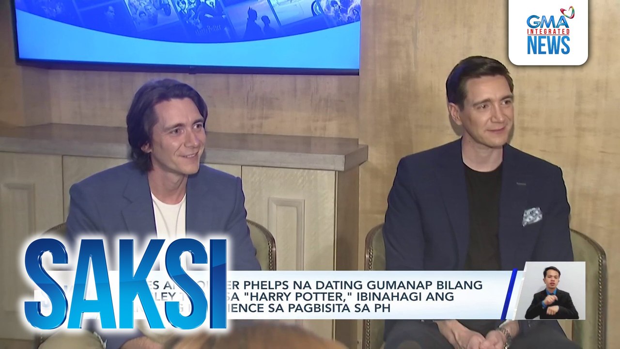 James and Oliver Phelps na dating gumanap bilang Weasley twin sa "Harry Potter," ibinahagi ang kanilang experience sa pagbisita sa PH | Saksi