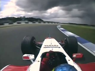 F1 – Cristiano da Matta (Toyota V10) Onboard – Great Britain 2004