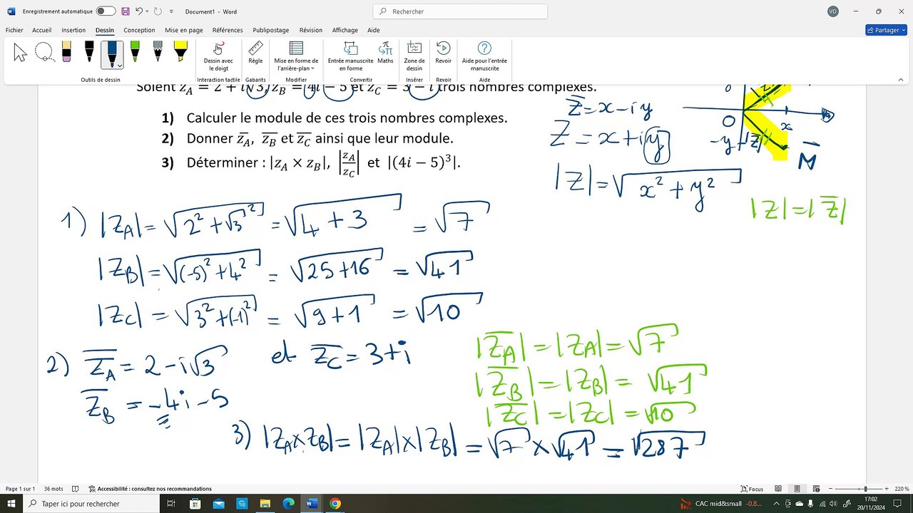 Correction - Exercices 7/8et 9 - TSTI2D