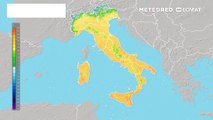 Mappa relativa alle temperature