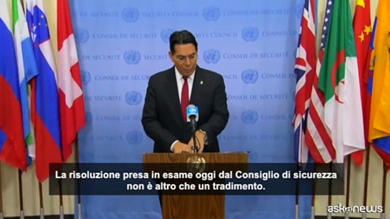 Israele: la bozza della risoluzione Onu su Gaza ? un tradimento