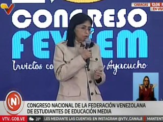 Vpdta. Delcy Rodriguez: Sabemos que en Venezuela tenemos garantía para el futuro de nuestra patria