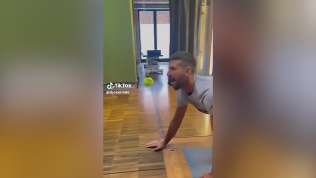 La peculiar forma de Djokovic de anunciar su anhelo de tenis