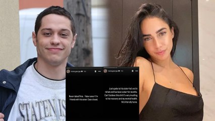 Maria Georgas Shuts Down Pete Davidson Dating Rumours, Calls It "False and Insulting"