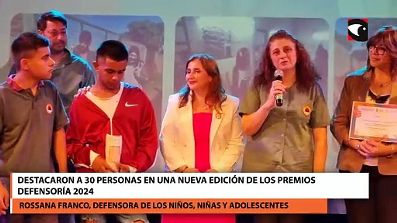 Destacaron a 30 personas en una nueva edición de los Premios Defensoría 2024