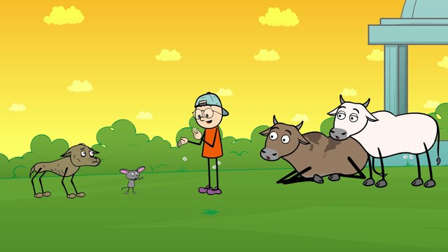 Robin And His Shy Dog | रॉबिन और उसका शर्मीला कुत्ता | Hindi Toon Moral Stories