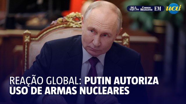 Líderes mundiais reagem à nova ameaça nuclear russa