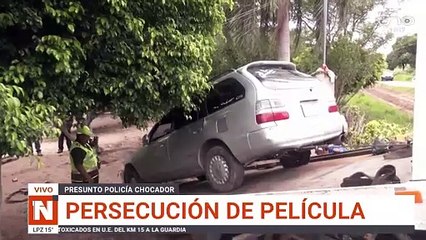 Presunto policía amarrado a un árbol en la zona Las Brechas