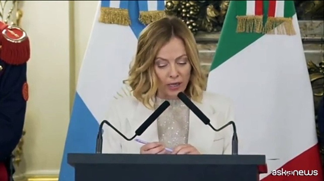 Italia-Argentina, Meloni: nostre relazioni hanno un potenziale enorme