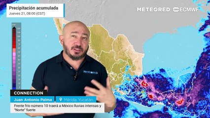 Frente frío número 10 traerá a México lluvias intensas y "Norte" fuerte