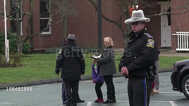 Sandy Hook: (Raw) People Evacuated From St. Rose of Lima Church After Bomb Threat 12/16/12