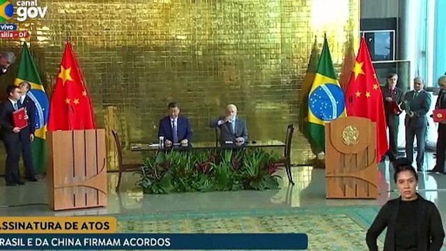 Lula: 'Em um mundo assolado por conflitos', China e Brasil priorizam 'a paz e a diplomacia'