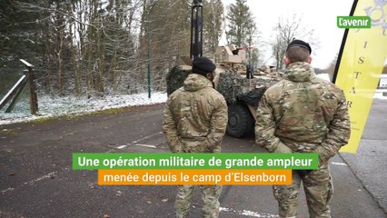 Une opération militaire de grande ampleur menée depuis le camp d'Elsenborn