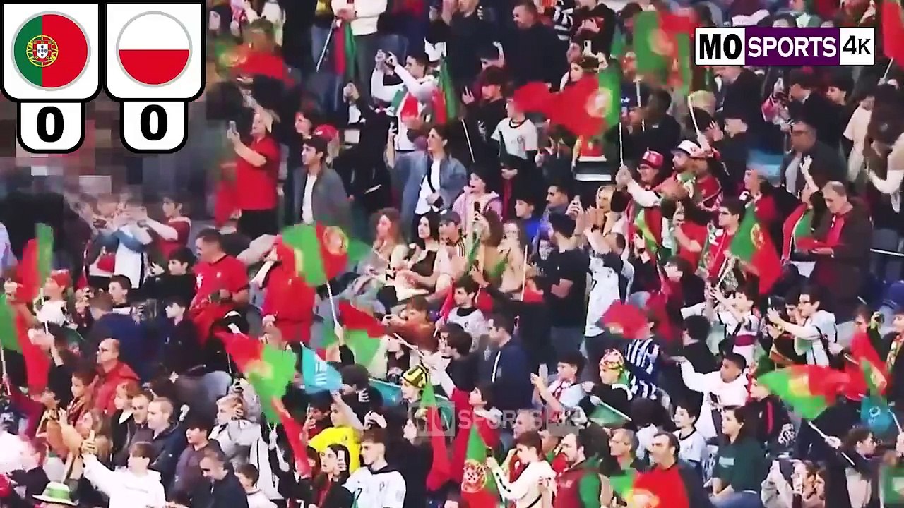 ملخص مباراة البرتغال وبولندا اليوم 5-1 اهداف مباراة البرتغال