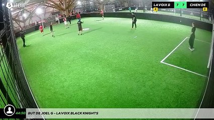 But de Joel G - Lavoix Black Knights