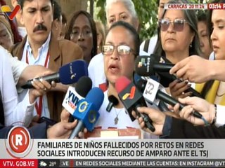 Familiares de niños fallecidos por retos en RRSS presentan recurso de amparo ante el TSJ
