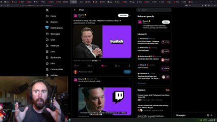 Asmongold sobre la denuncia de Elon Musk a Twitch
