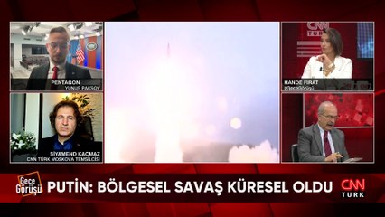 Putin'in ilk "füze savaşları" yorumu, Rusya'nın ABD'ye bilgi vererek vurması ve Netanyahu için tutuklama emri Gece Görüşü'nde konuşuldu