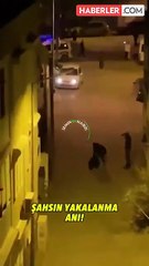 İzmir'de 3 polis memurunu silahla yaralayan şahsın yakalanma anları: Vatandaş linç etmek istedi
